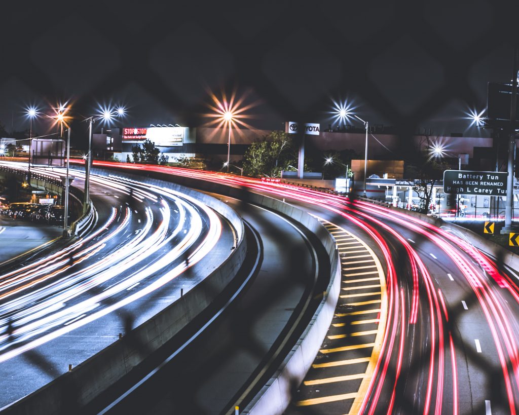 Nighttime Roadway Ling Exposure